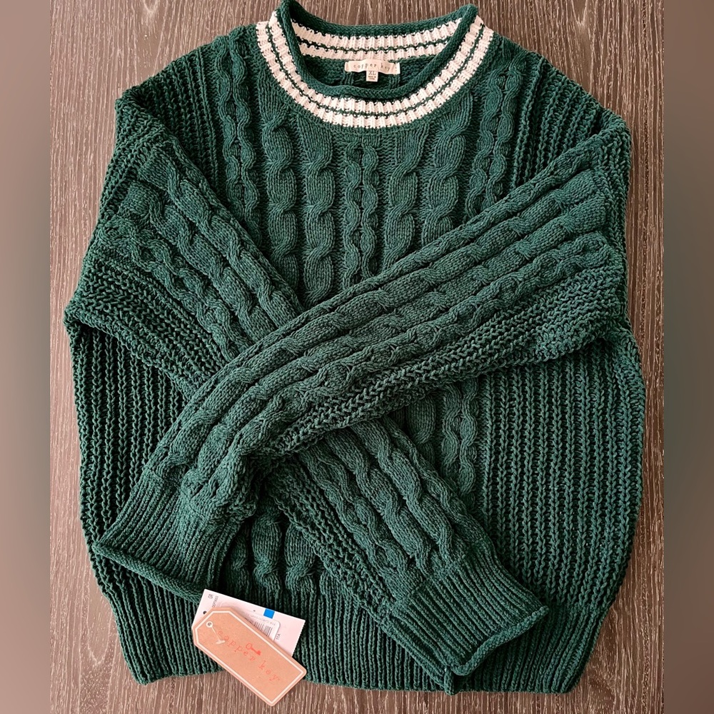 NWT COPPER KEY SWEATER SIZE XL